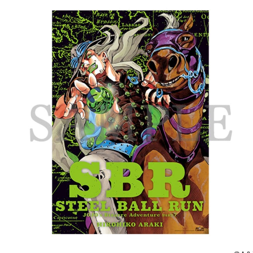 【3種】B2ポスター STEEL BALL RUN ジョジョキャラバン SBR 【3種】B2ポスター STEEL BALL RUN ジョジョキャラバン SBR