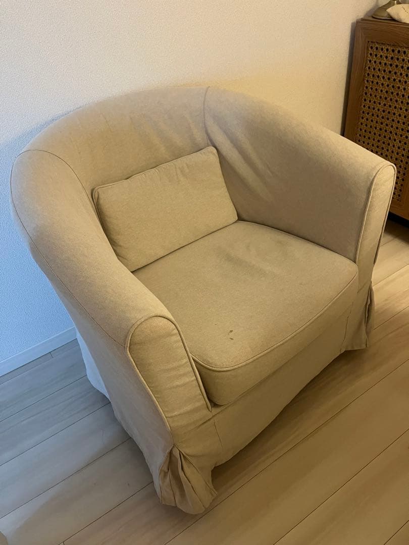 イケア　シングルソファ　 TULLSTA 　カバー付