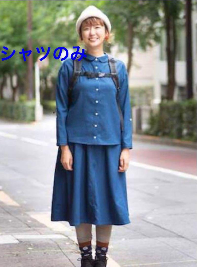 【四角友里marmot】2WAYデザイン　山シャツ Mサイズ