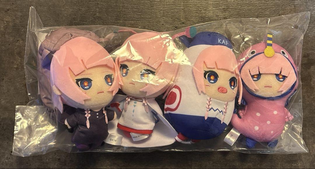 花譜 未確認少女進行形4種セットミニぬいぐるみ キャラクターグッズ