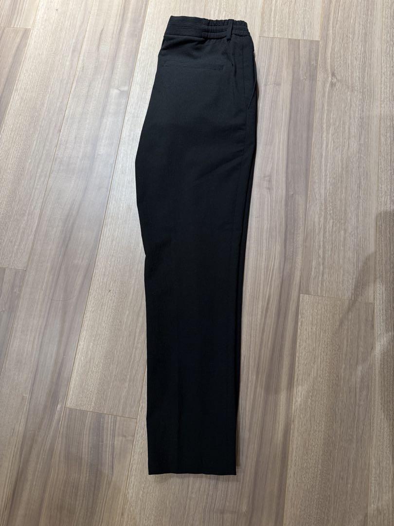 Y's for men ウールギャバ1タックスラックス MV-P81-100 Y's for menギャバブラックパンツ Y's for men ウールギャバ1