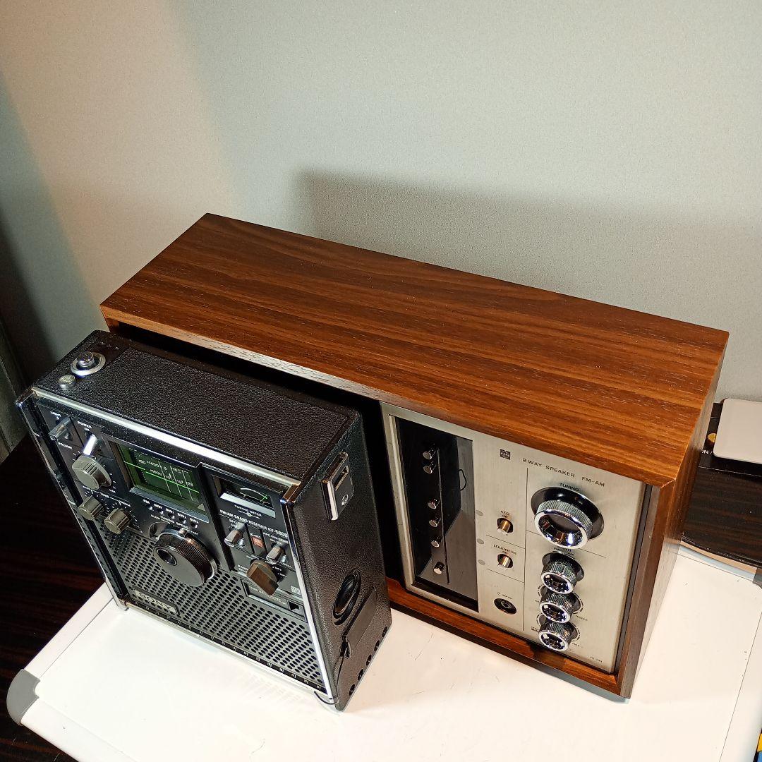 松下電器 ラジオ RE-790 動作品 音質優秀2バンド機 FM周波数など