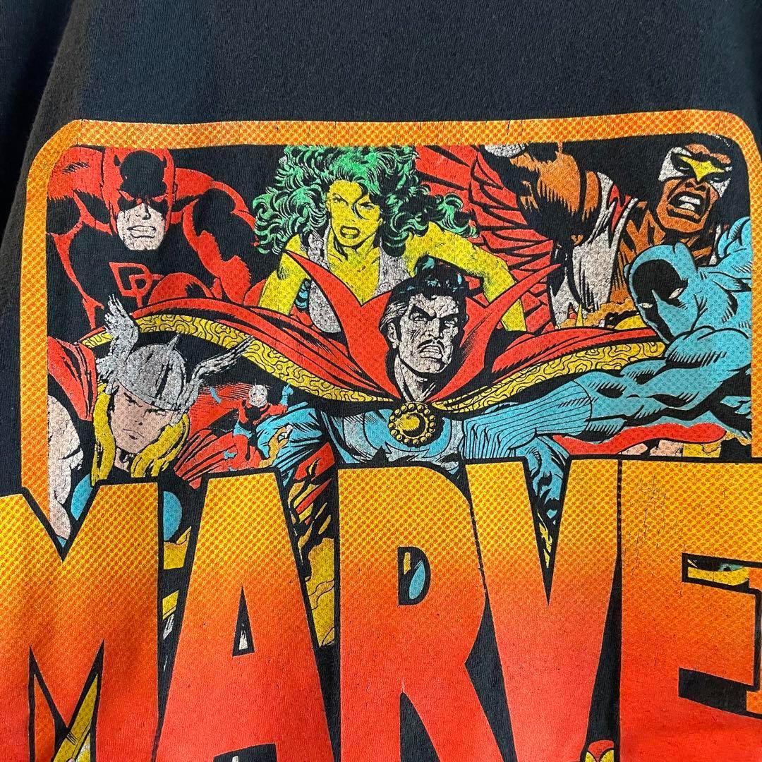 MARVEL コミックキャラクター Tシャツ　ブラック　Sサイズ