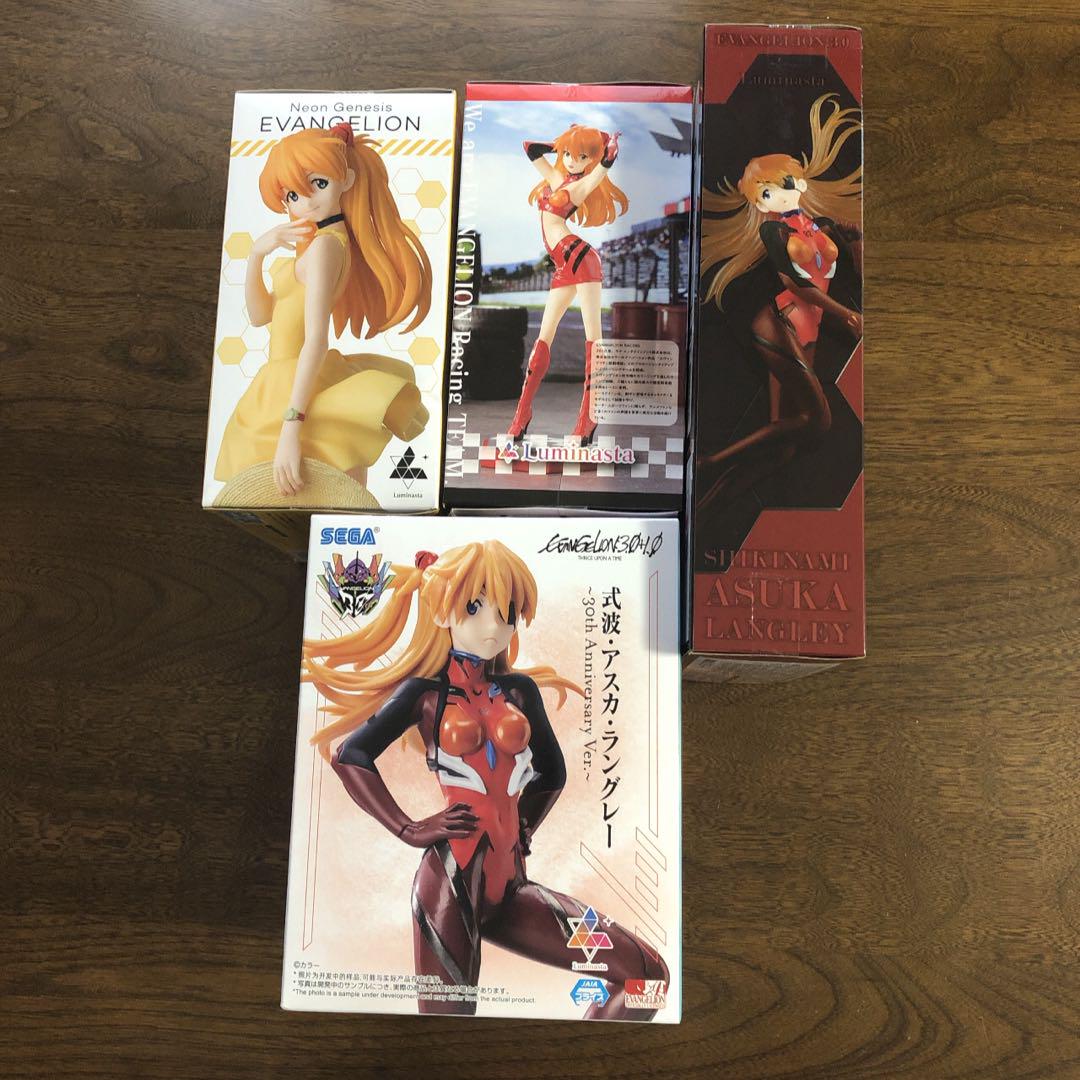 エヴァンゲリオン　アスカ　フィギュア　まとめ売り エヴァンゲリオン 40周年記念フィギュア アスカ