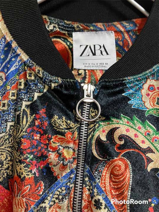 【美品】 【限定値下げ】ZARA ペイズリー柄 ジャケット Watson風 美品 希少 zara ブルゾン 総柄 ペイズリー ジャケット