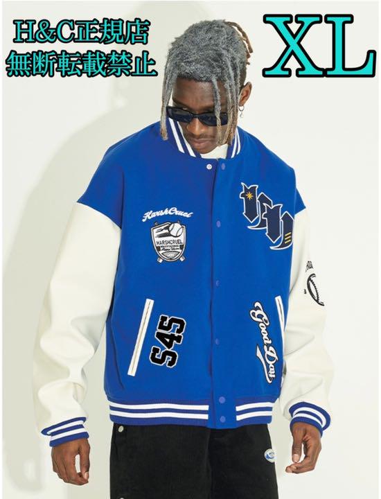 【正規品】HARSH AND CRUEL サメロゴ　スタジャン