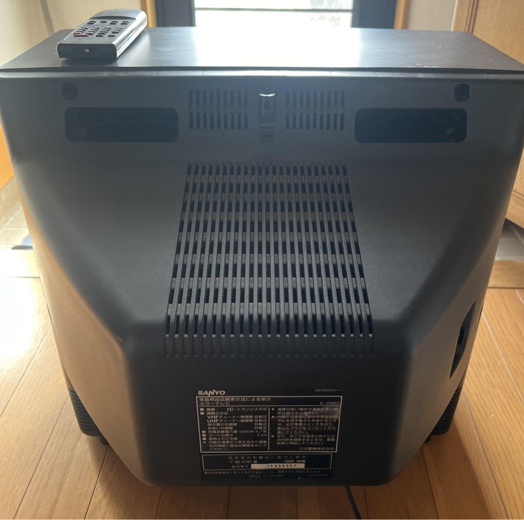 サンヨー 20型 ブラウン管テレビ 黒 C20D7 - メルカリ