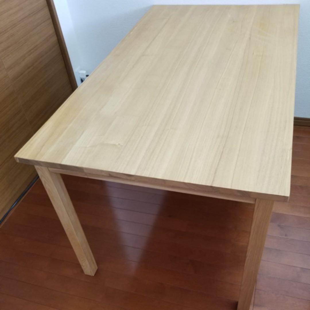 無印良品 ダイニングテーブル タモ材 4人 スタンダード MUJI IKEA