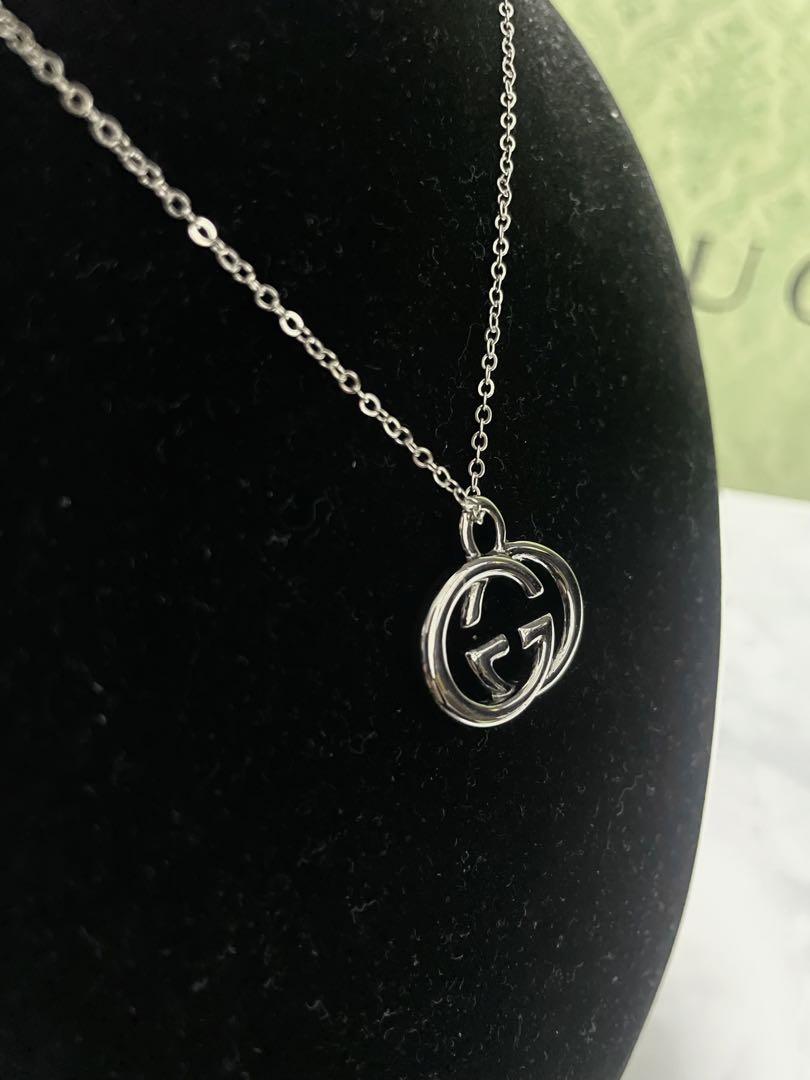 ⭐︎未使用品 GUCCI GGロゴ チャームネックレス【確実正規品】