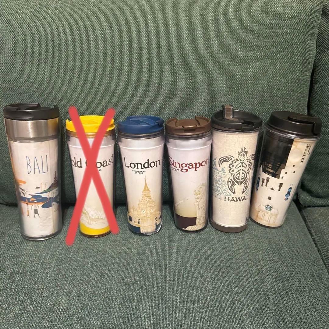 スターバックス タンブラー 6個セット 割れ掛け数点あり 写真 要Starbucks
