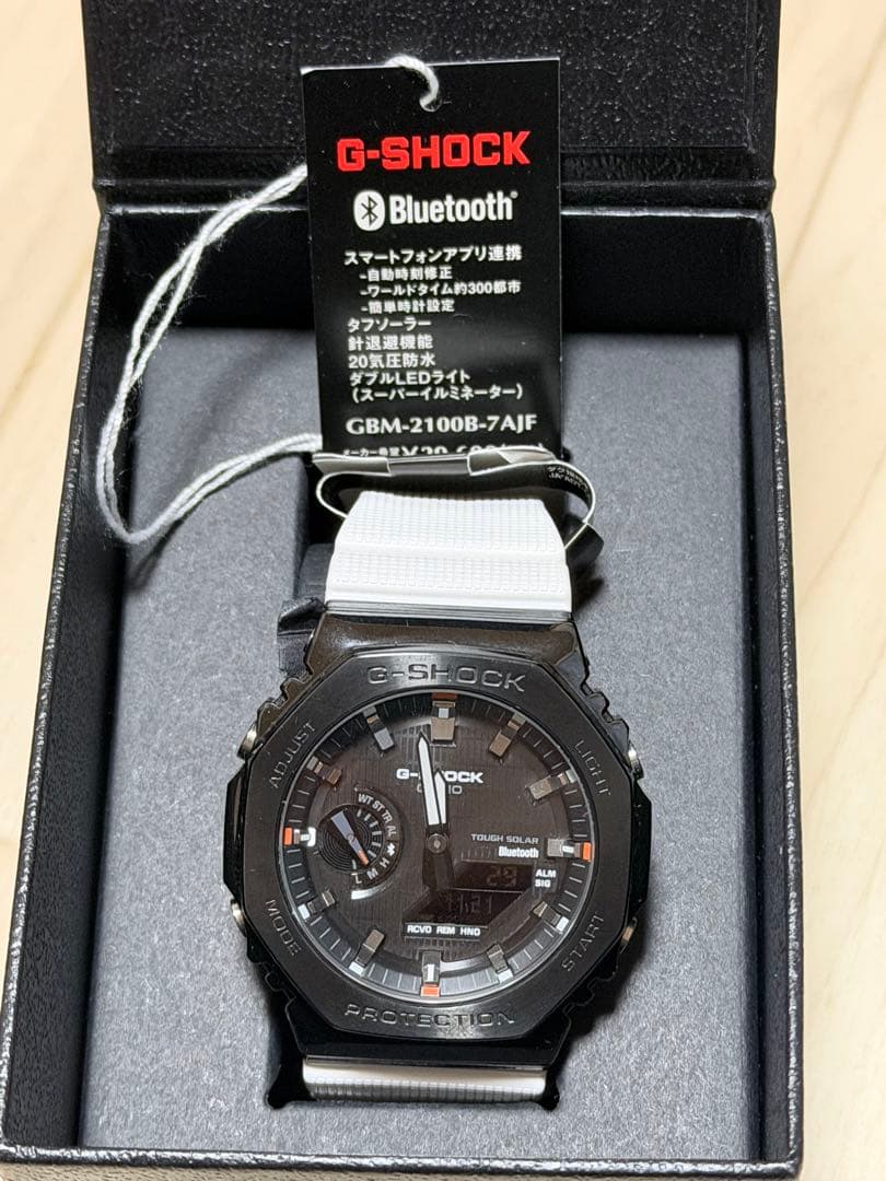 G-SHOCK GBM-2100B-7AJF ホワイト/ブラック G-SHOCK GBM-2100B-7AJF ホワイト/ブラック