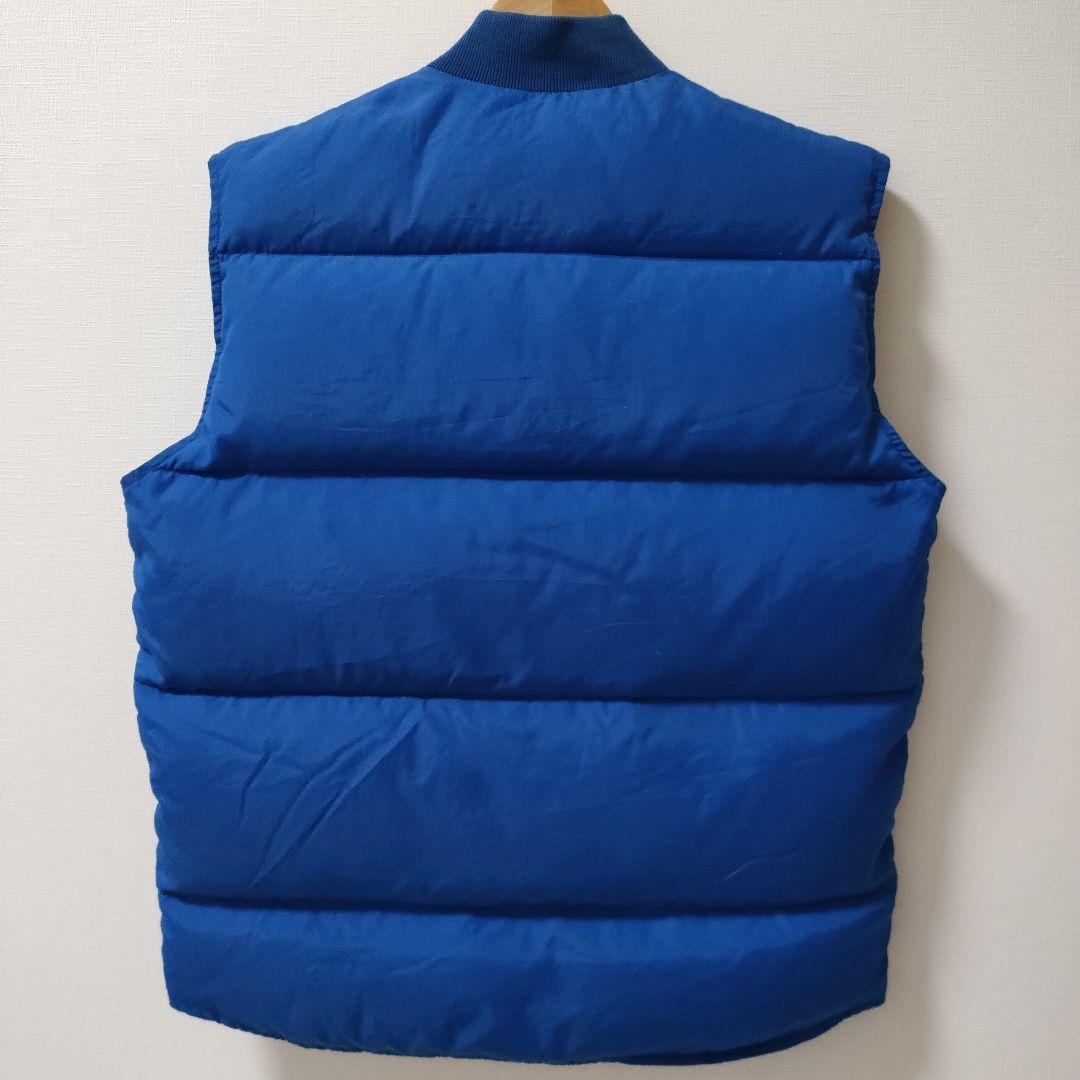 90s LANDS'END ランズエンド グースダウンベストブルー