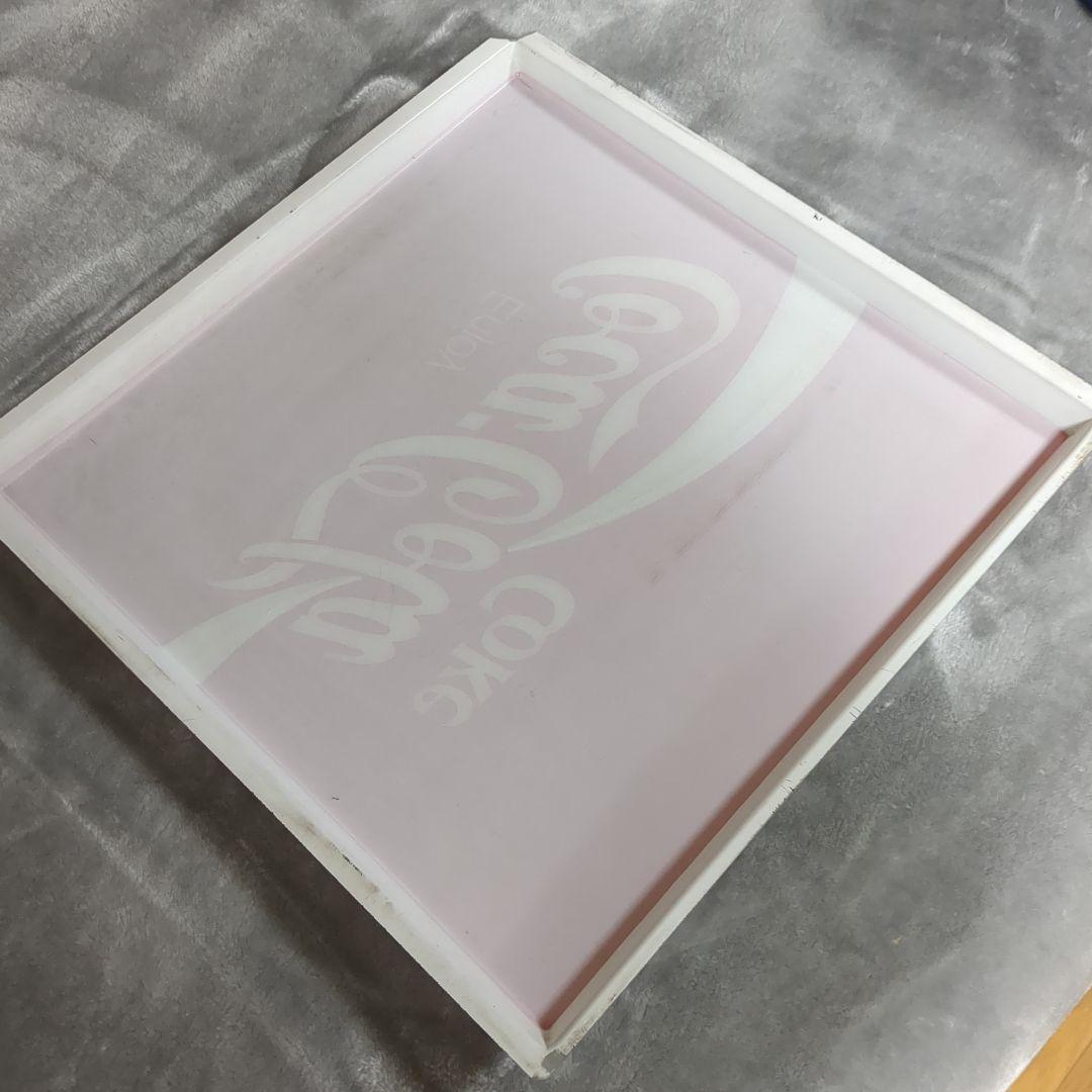 【年代物貴重看板レア品】最後の1枚　　　　　　コカ・コーラ 　アクリルパネル看板