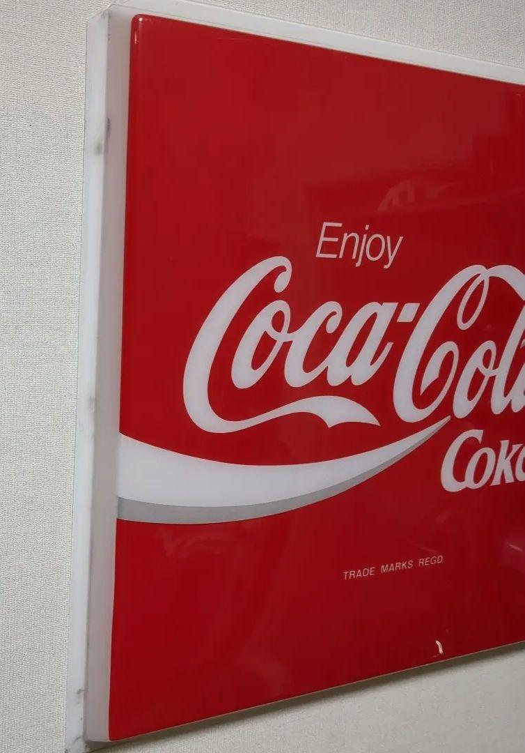 【年代物貴重看板レア品】最後の1枚　　　　　　コカ・コーラ 　アクリルパネル看板