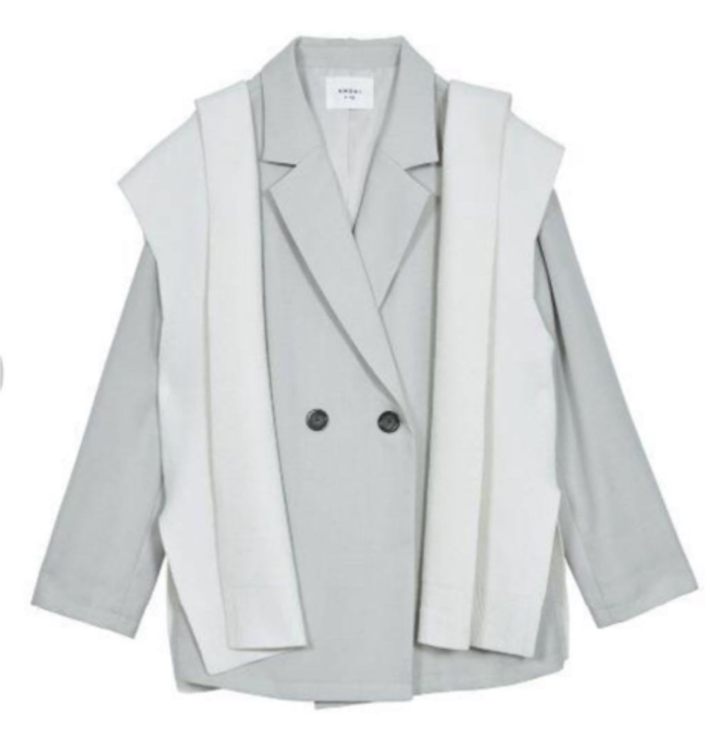 14739円 満点の 新品 アメリヴィンテージKNIT VEST SET SHIRT JACKET