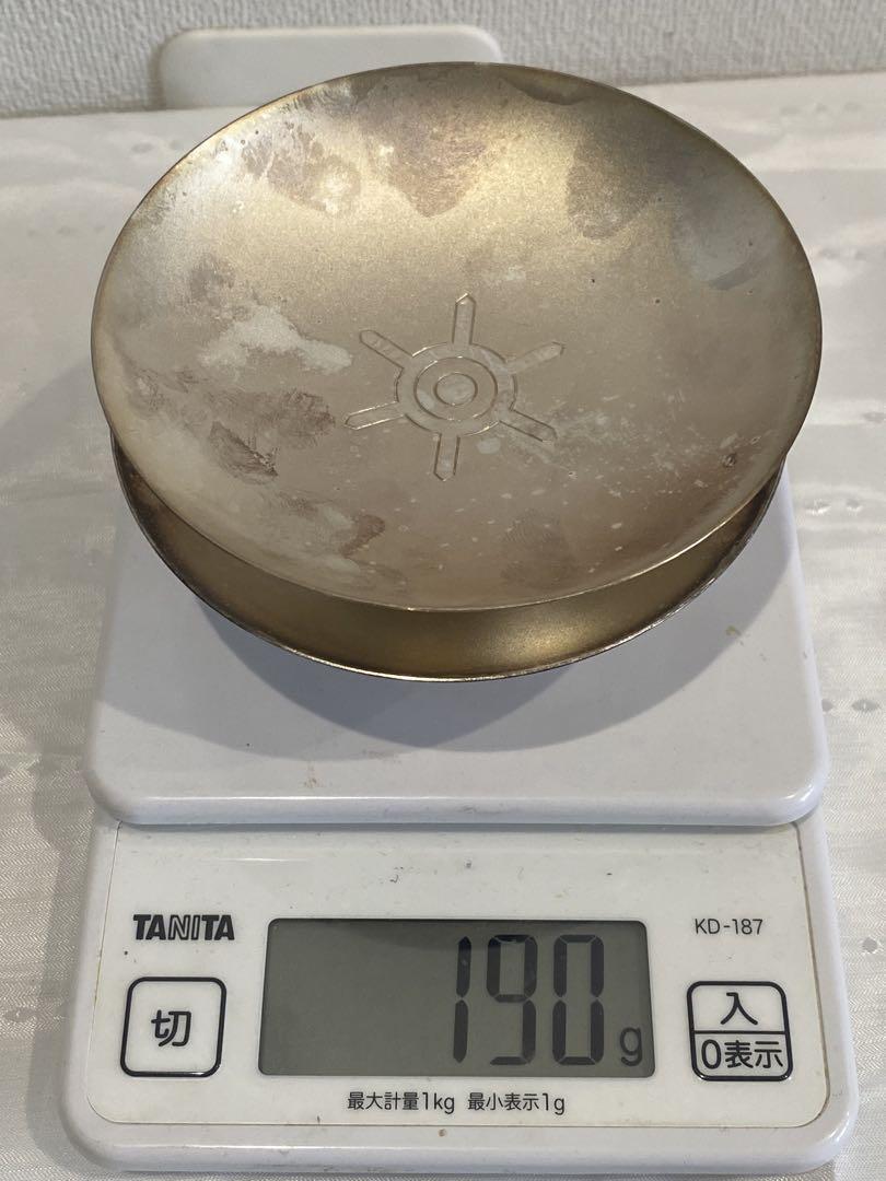 純銀刻印　造幣局刻印1000刻印　純銀　杯　盃　２個　190g