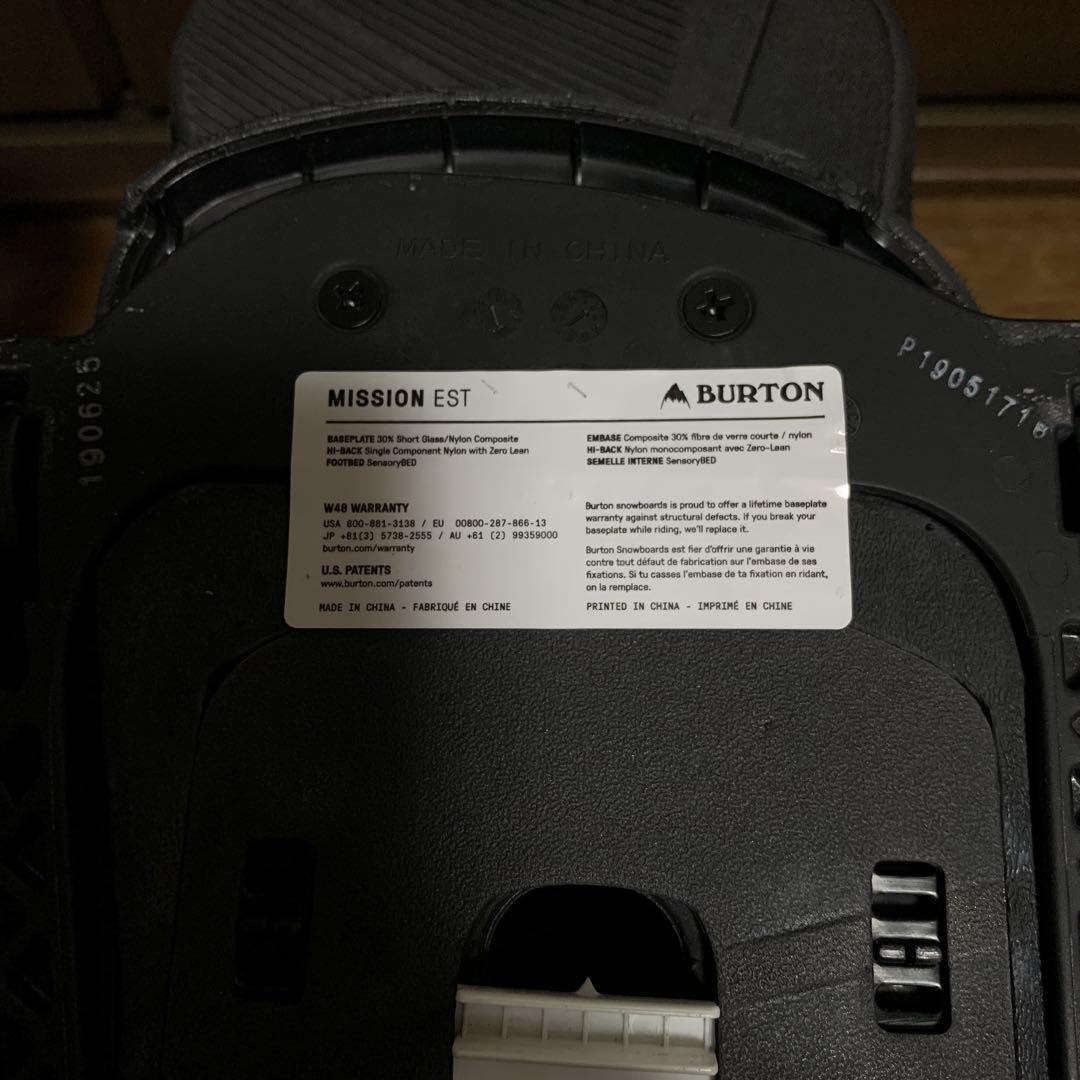 Burton mission EST Lビンディング バートン ミッション