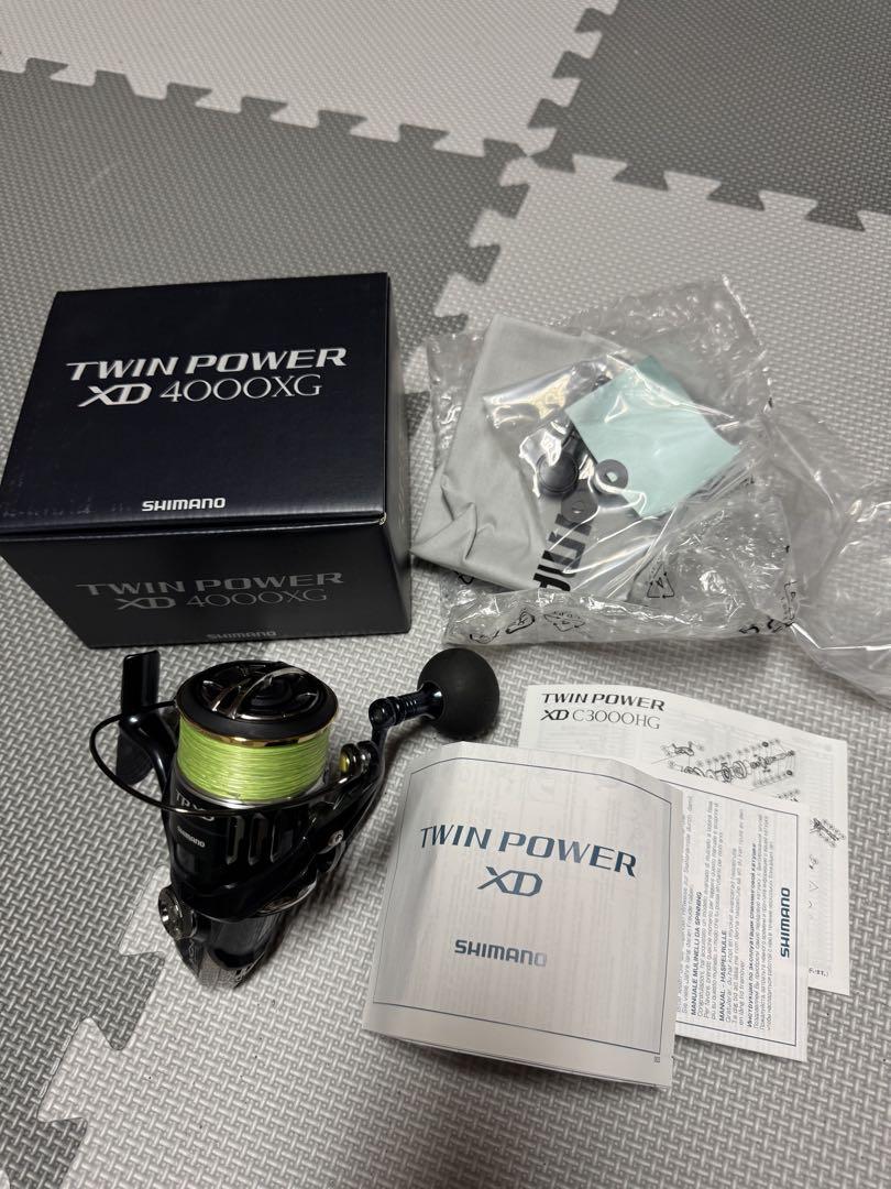 シマノ　17ツインパワーXD 4000XG 美品