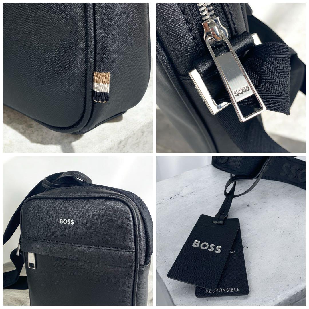 【美品】HUGO BOSS / 2024新作 / ミニショルダー エンボス素材 画像10