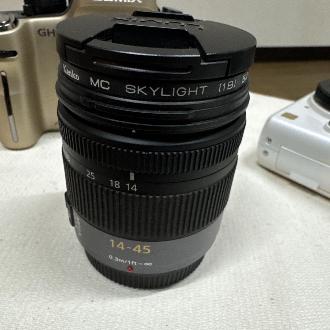 ジャンク LUMIXデジタルカメラ3台＆レンズ1本
