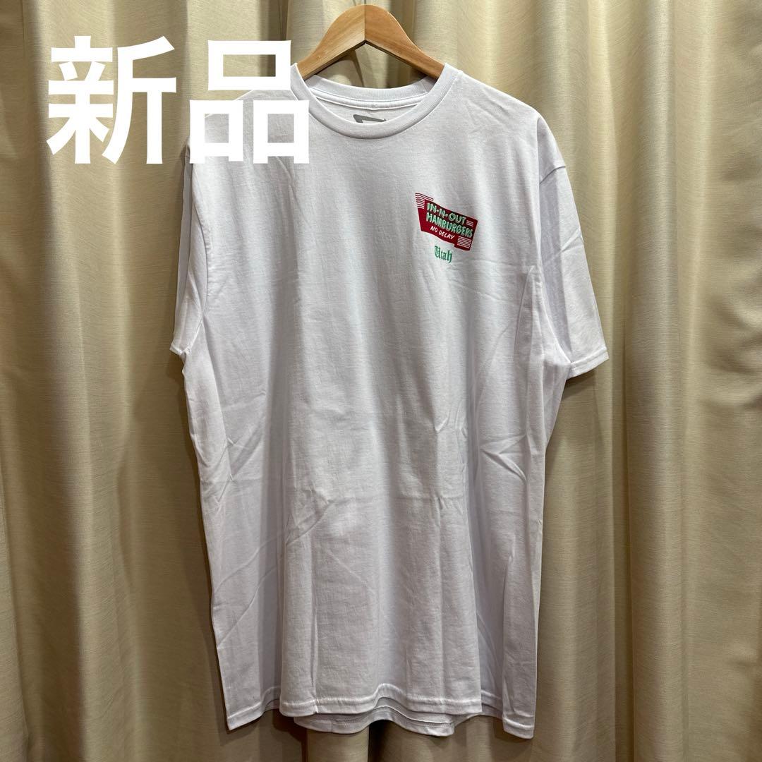 未使用　in out hamburgers インアウトバーガー　Tシャツ　XL