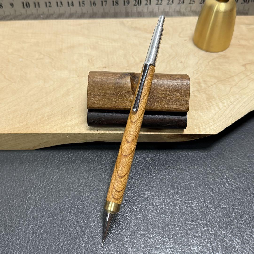 140ケヤキPG-5用カスタム木軸　低重心Rタイプ　真鍮