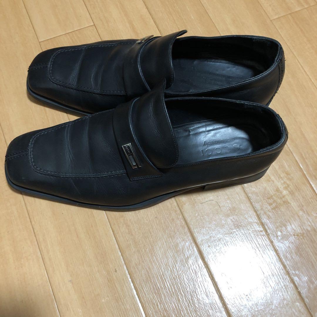 GUCCI ブラック ローファー ビジネスシューズ
