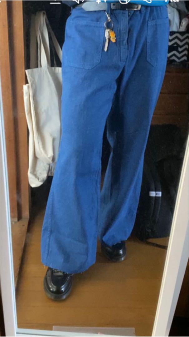 大人気HOT≏ 着画有り デニム パンツ リメイク cv7oY-m15042772496 ヴィンテージ フレアパンツ ブーツカット 在庫爆買い