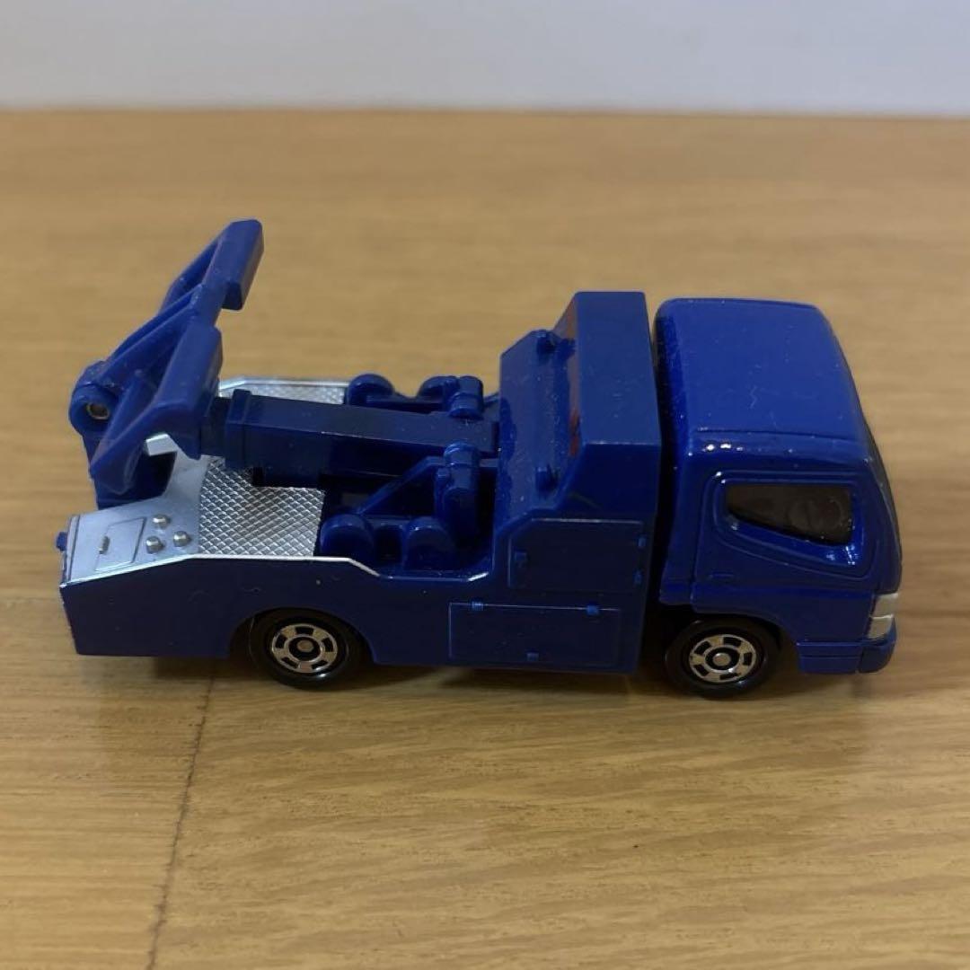 中古トミカ 三菱ふそう キャンター レッカー車 青色トミカ博限定