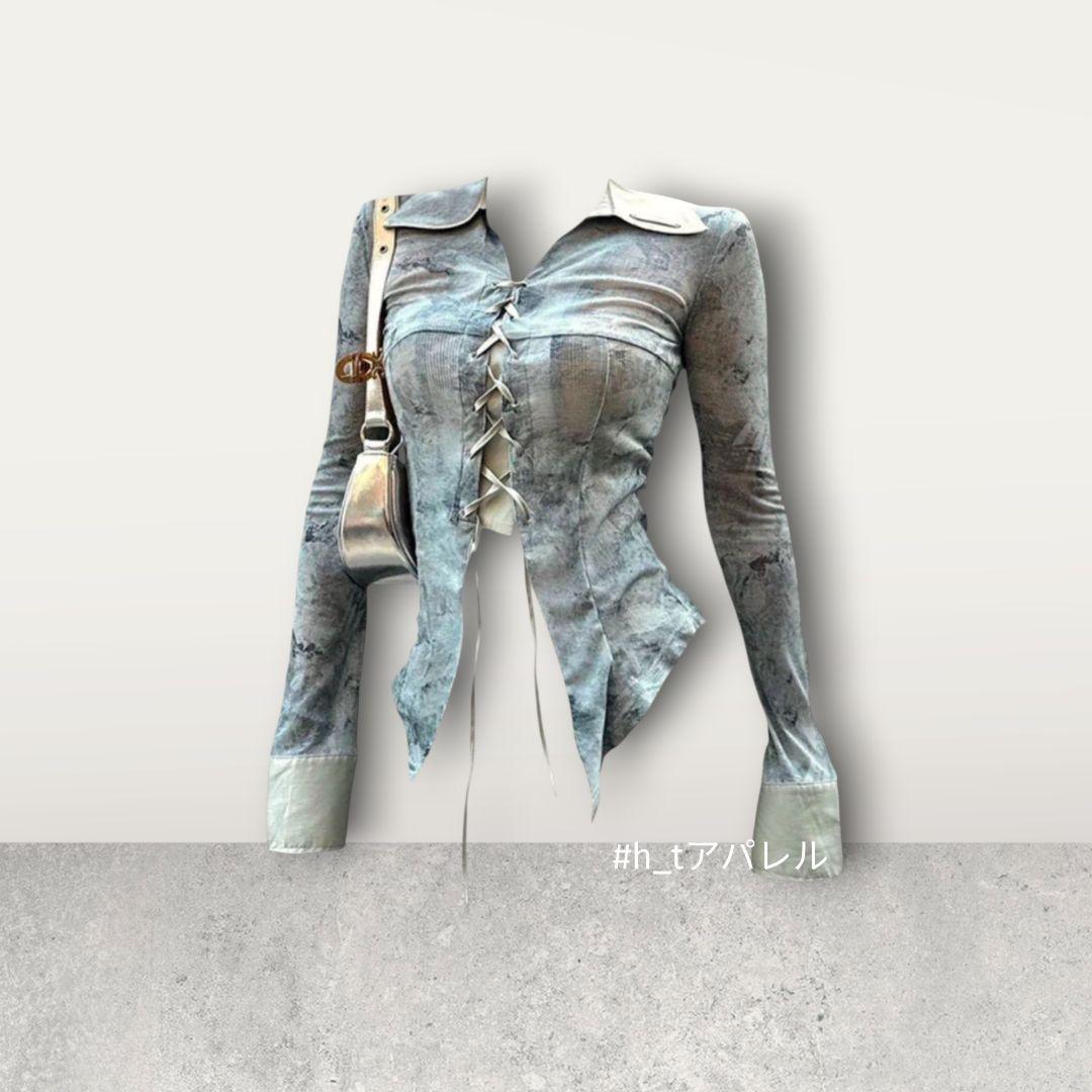 y2k 00s 長袖 グランジ 平成ギャル