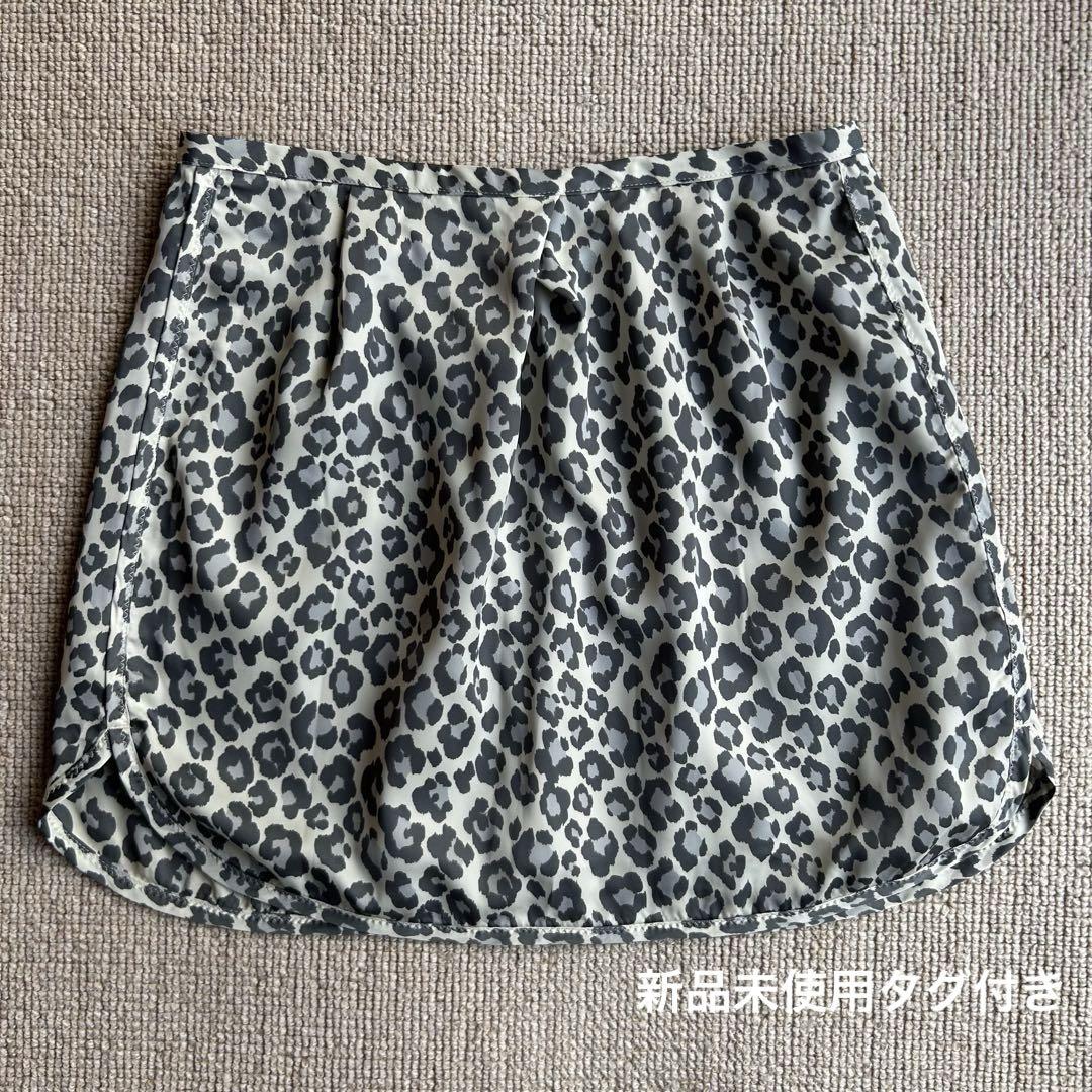 《新品未使用》DouDou ドゥドゥ　レオパード ヒョウ柄　ミニスカート