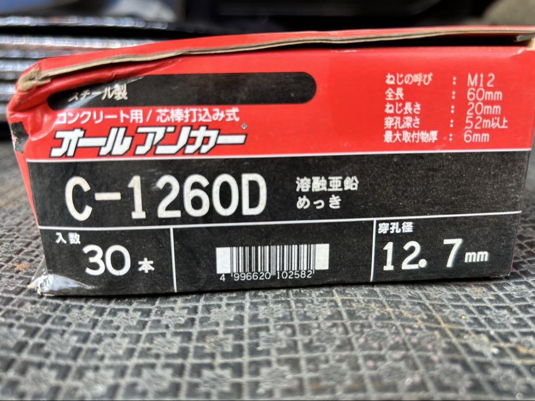 オールアンカー　M12 メッキ