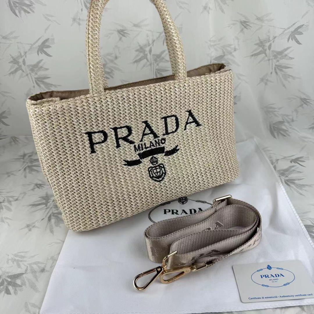 PRADA プラダ　カゴバッグ ハンドバッグ