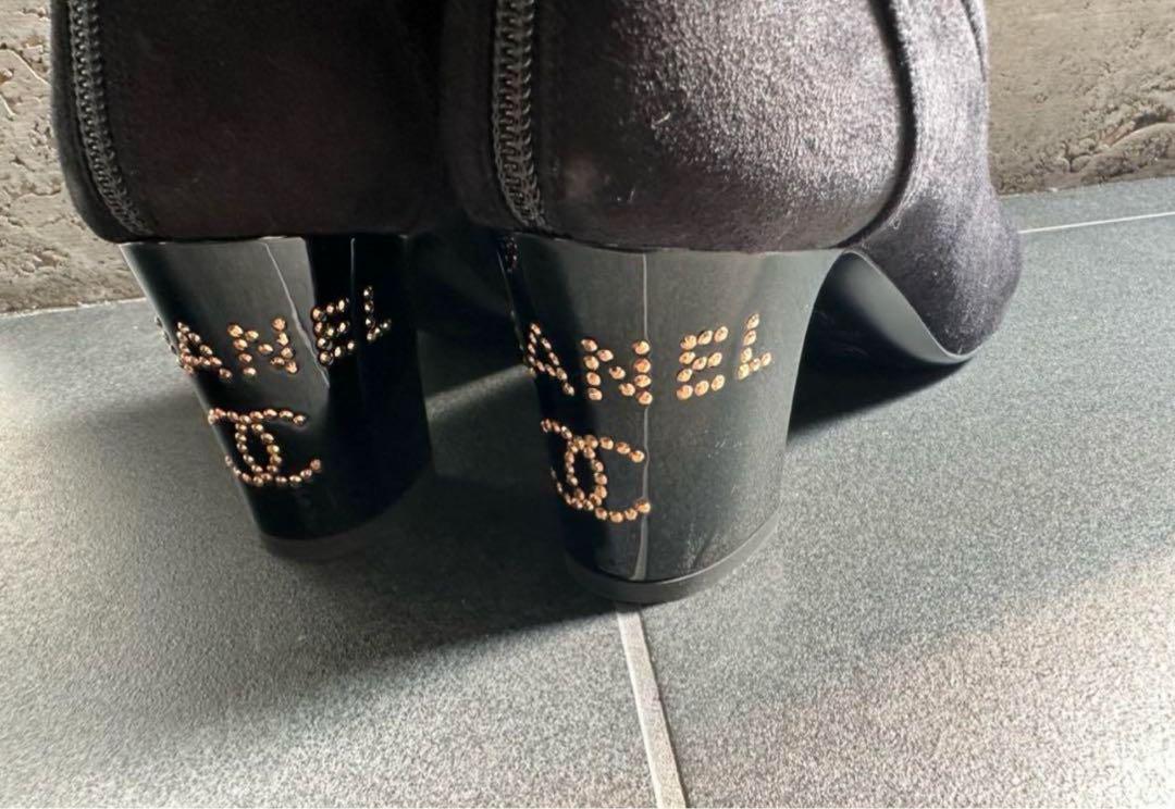 Chanel スエードブーツ 38.5