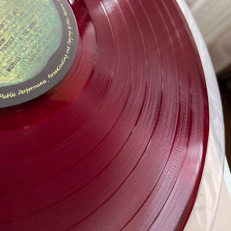 【美品】アップル赤盤 ビートルズ 「ラバー・ソウル」