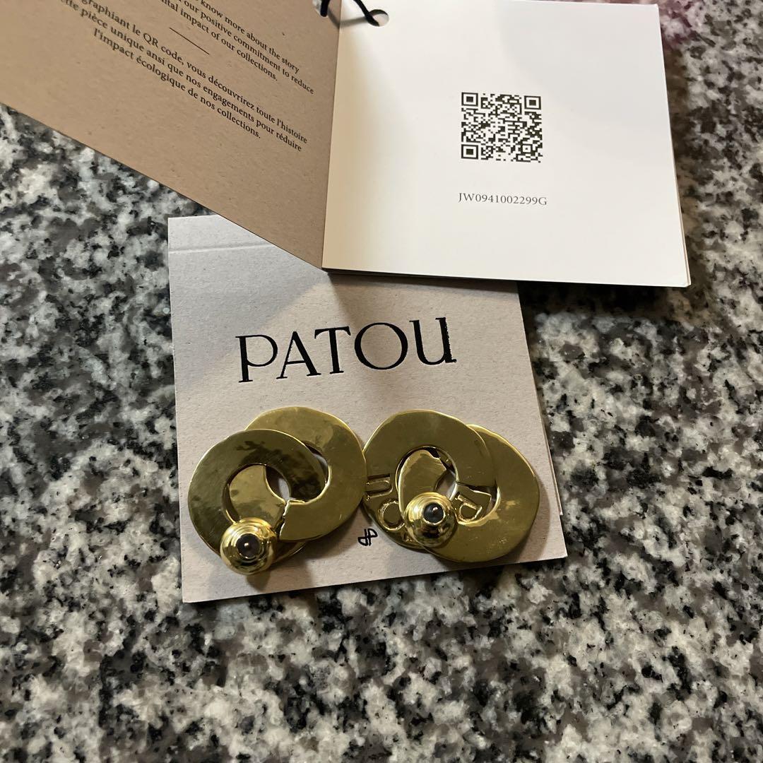 新品　国内百貨店購入　PATOU  パトゥ　ピアス