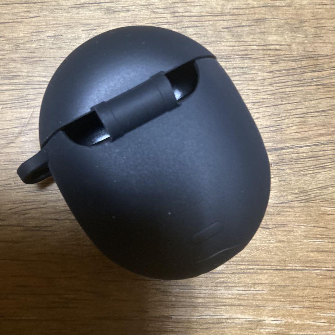 AirPods ケース マットブラック カラビナ付き