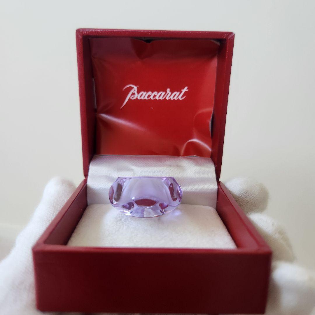 Baccarat　バカラ　　リング　指輪　大ぶり　ガラス　クリスタル