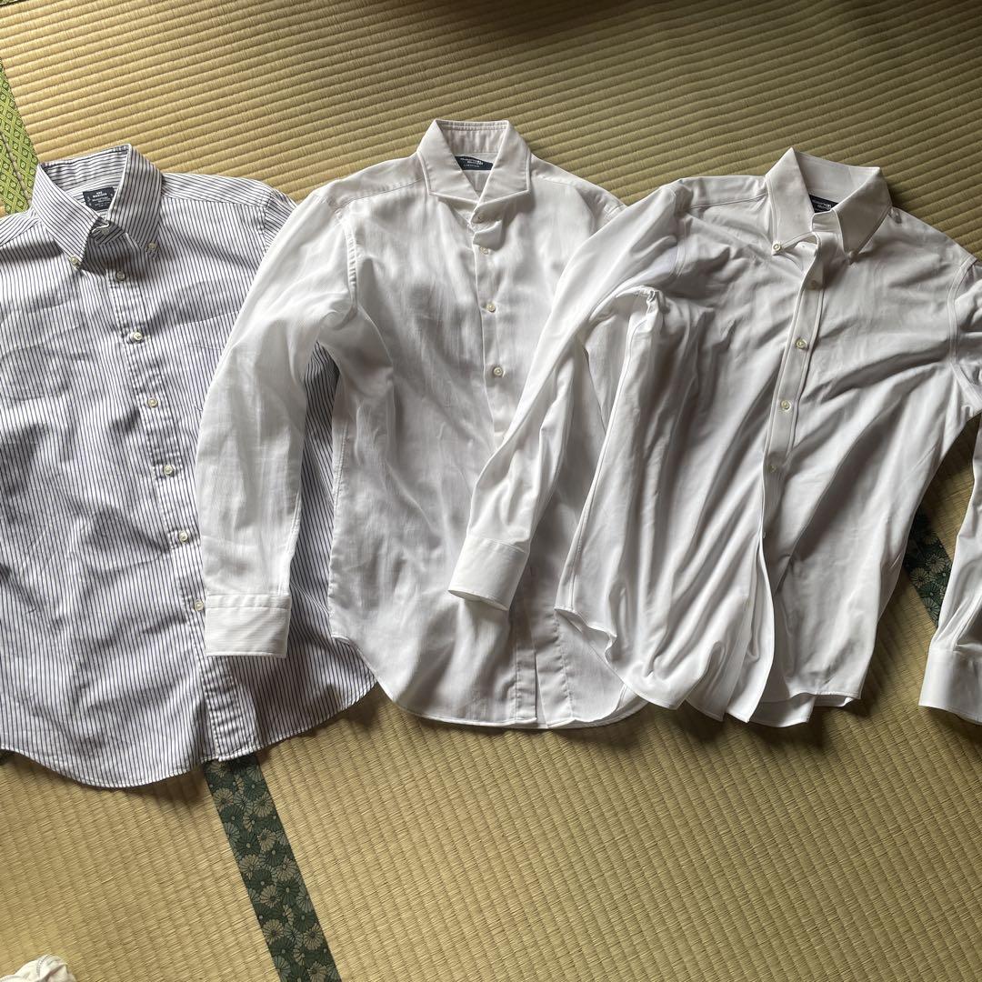 鎌倉シャツ　3点セット　美品　匿名　ストライプシャツ