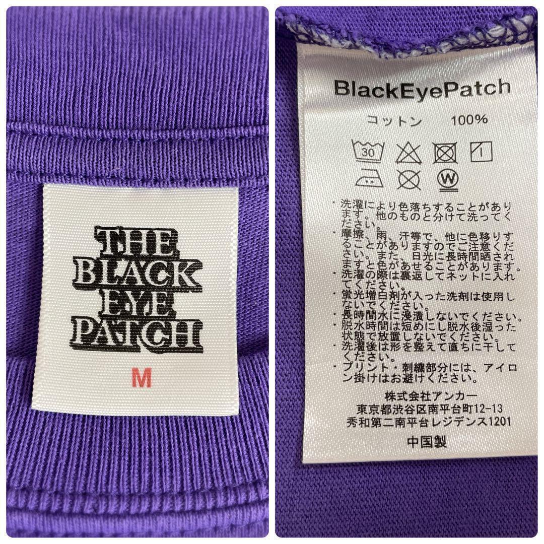 即完売モデル】ブラックアイパッチ☆デカロゴ ファイアー T