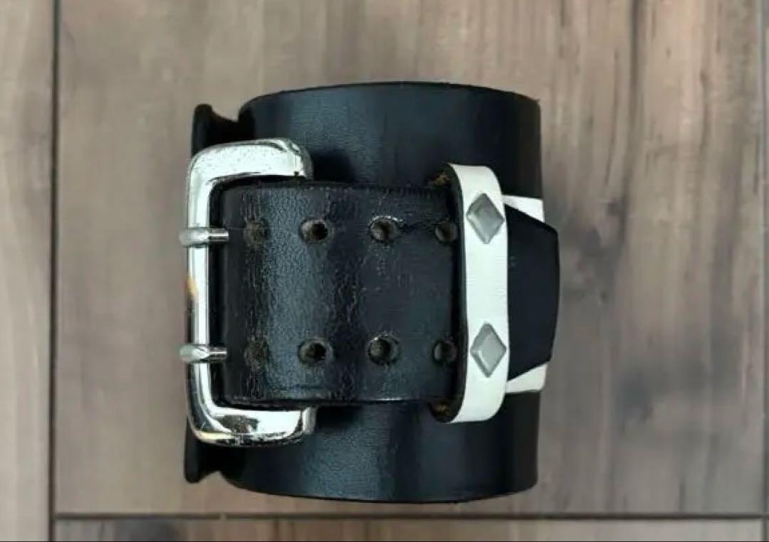 スタッズ ブレスレット ウルフズヘッドタイプ ハンドメイド スカル