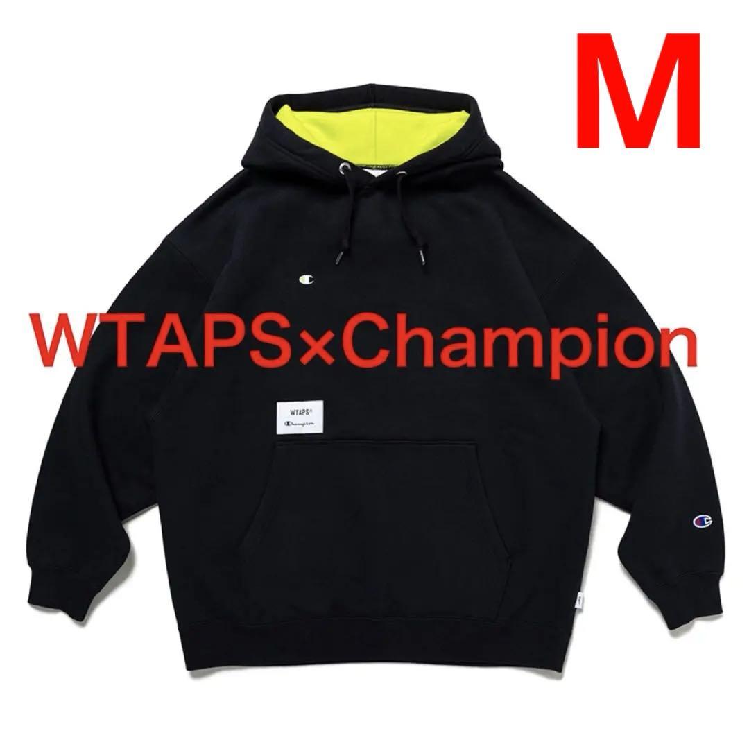 ダブルタップス WTAPS×Champion チャンピオン パーカー 黒M