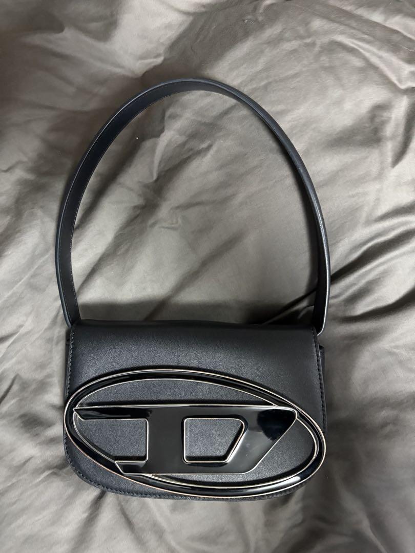 DIESEL ディーゼル　ブラックショルダーバッグ 1DR