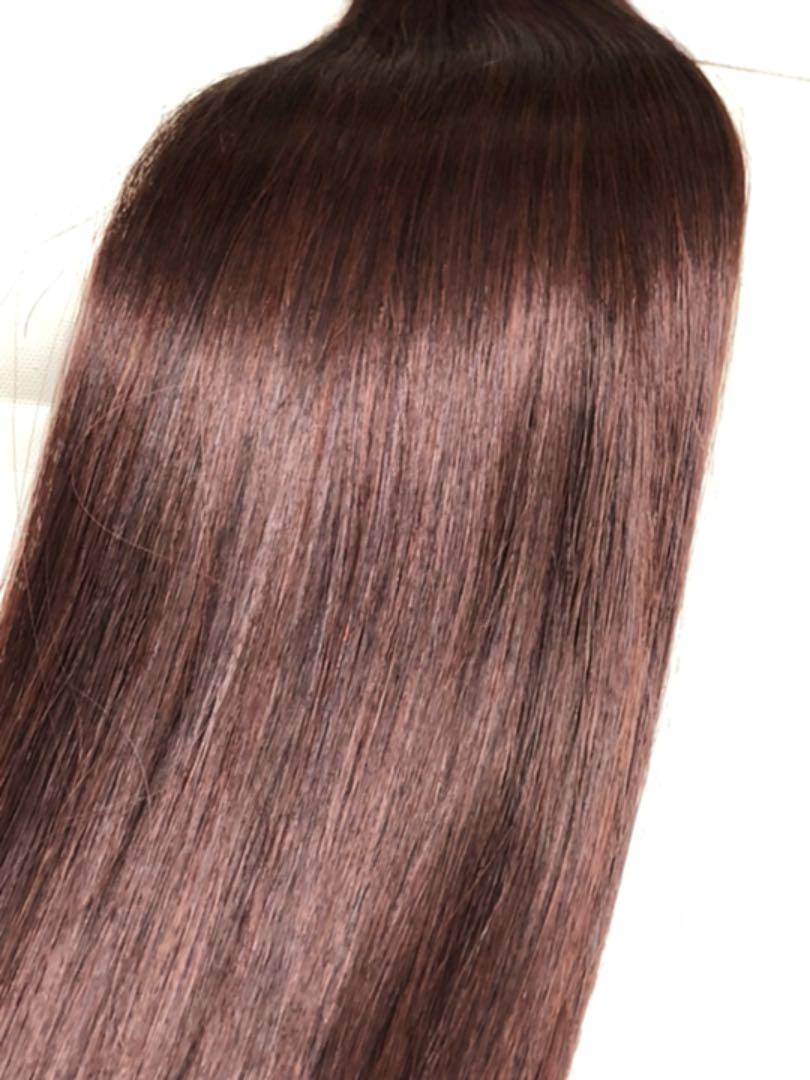 高級人毛ヘアエクステ 65cm100g