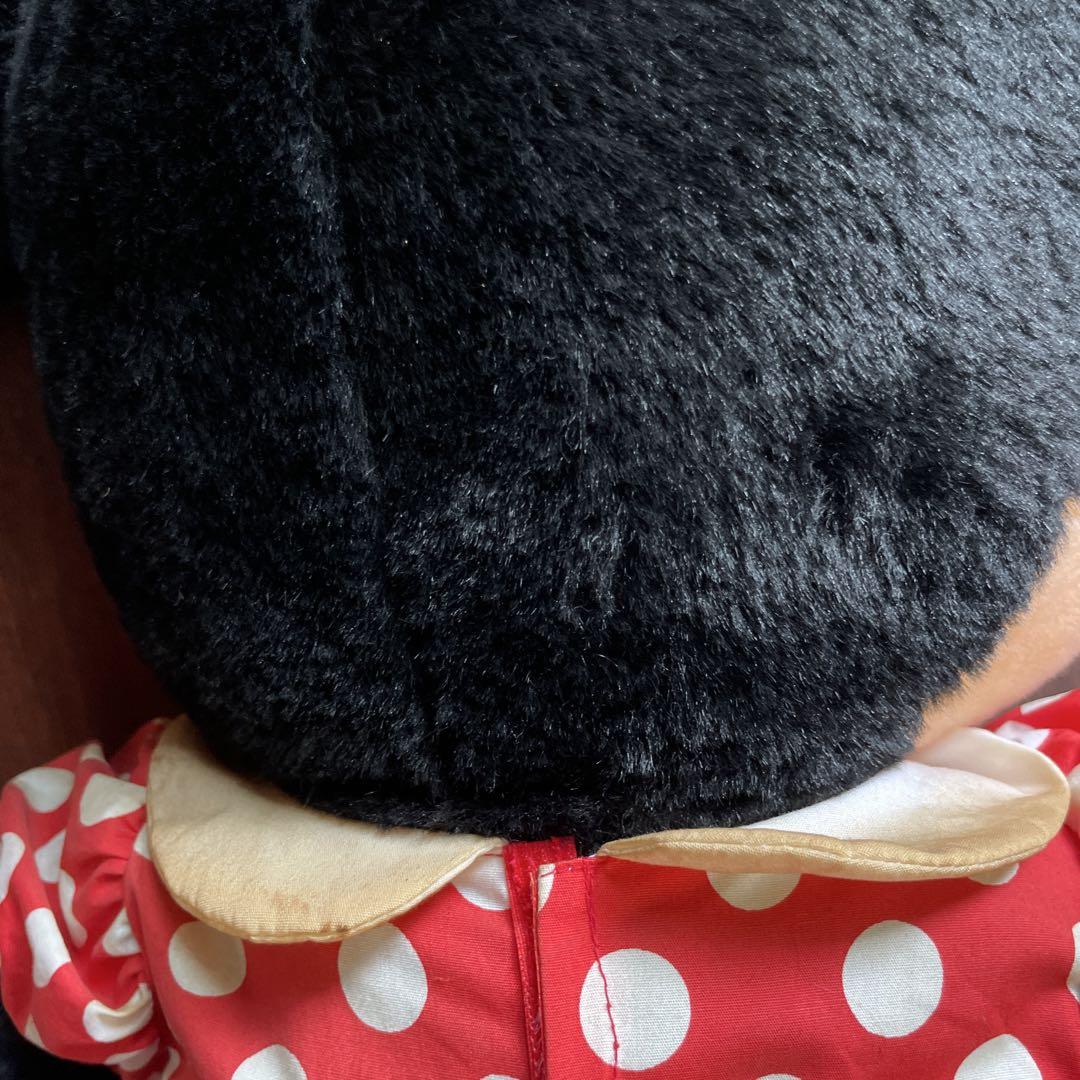 ディズニー ミニー ぬいぐるみ 大きめ 赤い水玉 レア - メルカリ