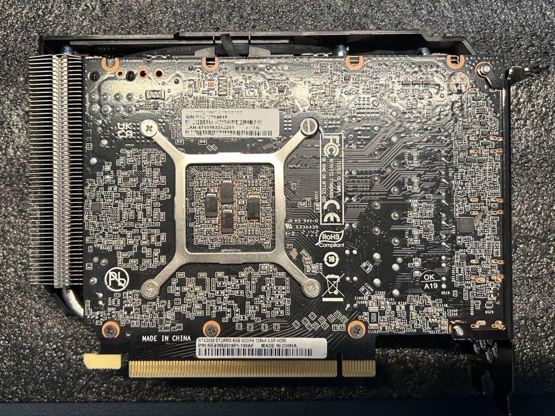 グラフィックボード・グラボ・ビデオカード PALIT GeForce RTX 3050 STORMX 8GB