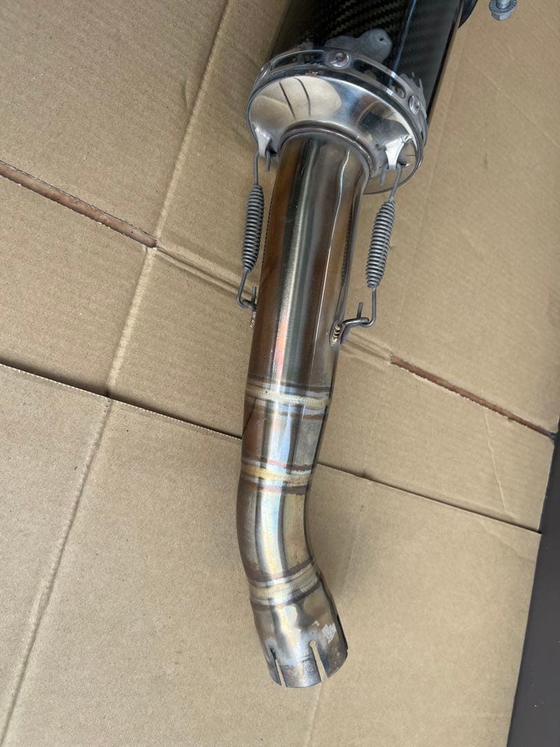 スズキgsx250r BEAMS製カーボンマフラー傷や汚れあり BRIGHTFACE_UK