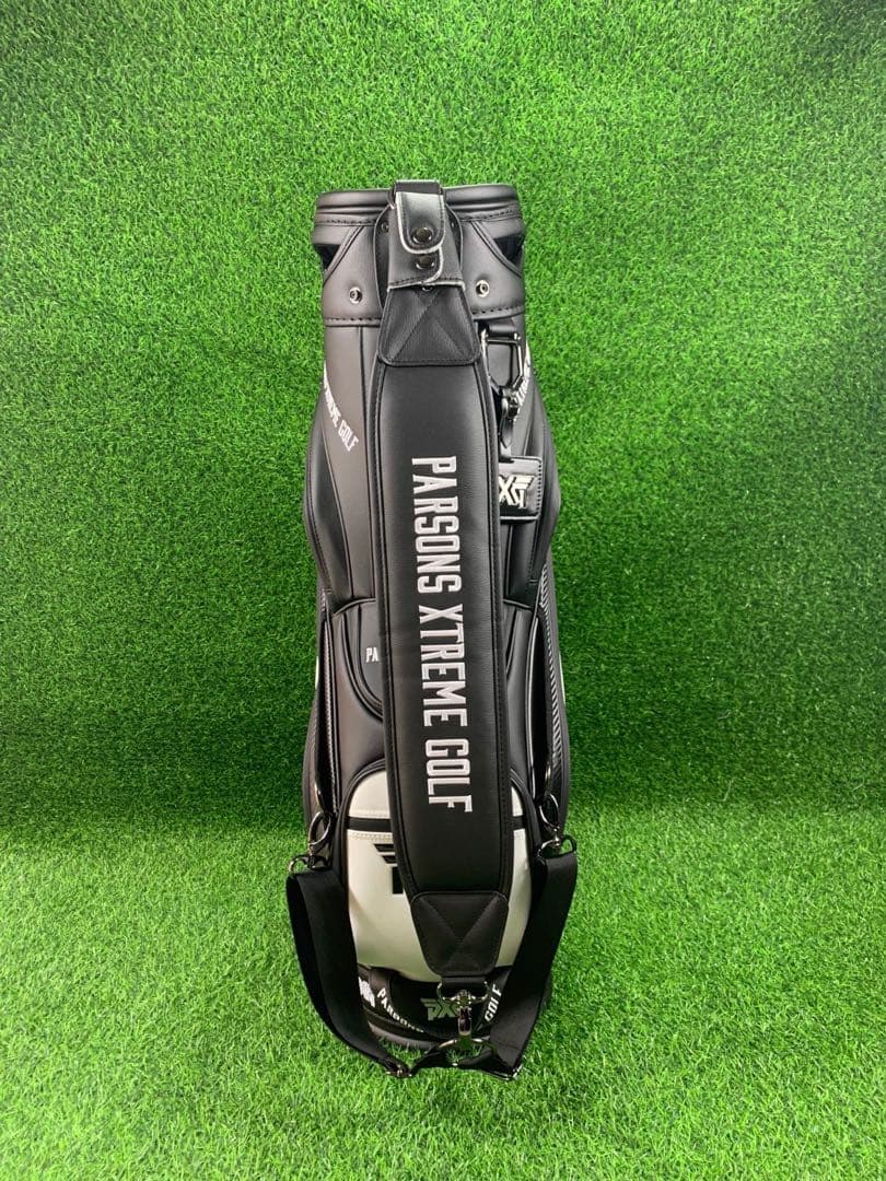 PXG ゴルフバッグ ブラック キャディバッグ ホワイト ５分割 美品