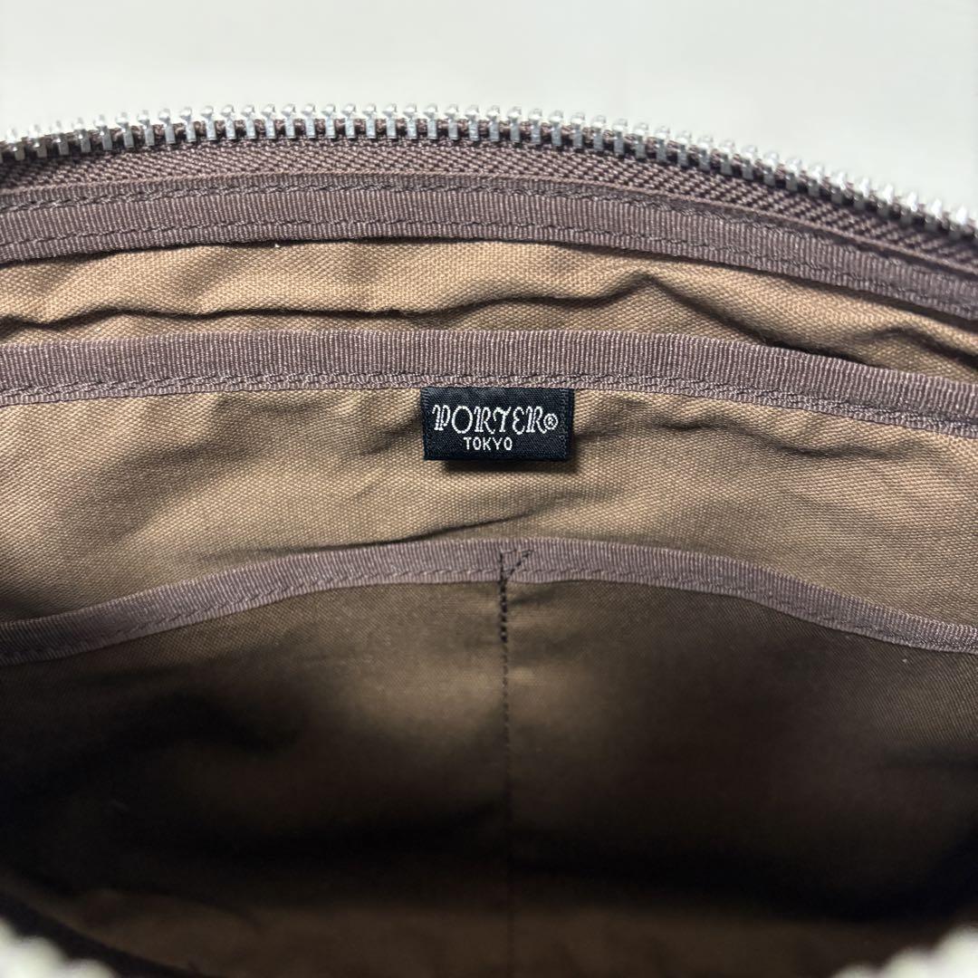 ポーター　PORTER　フリースタイル　ショルダーバッグ　ブラウン　【美品】