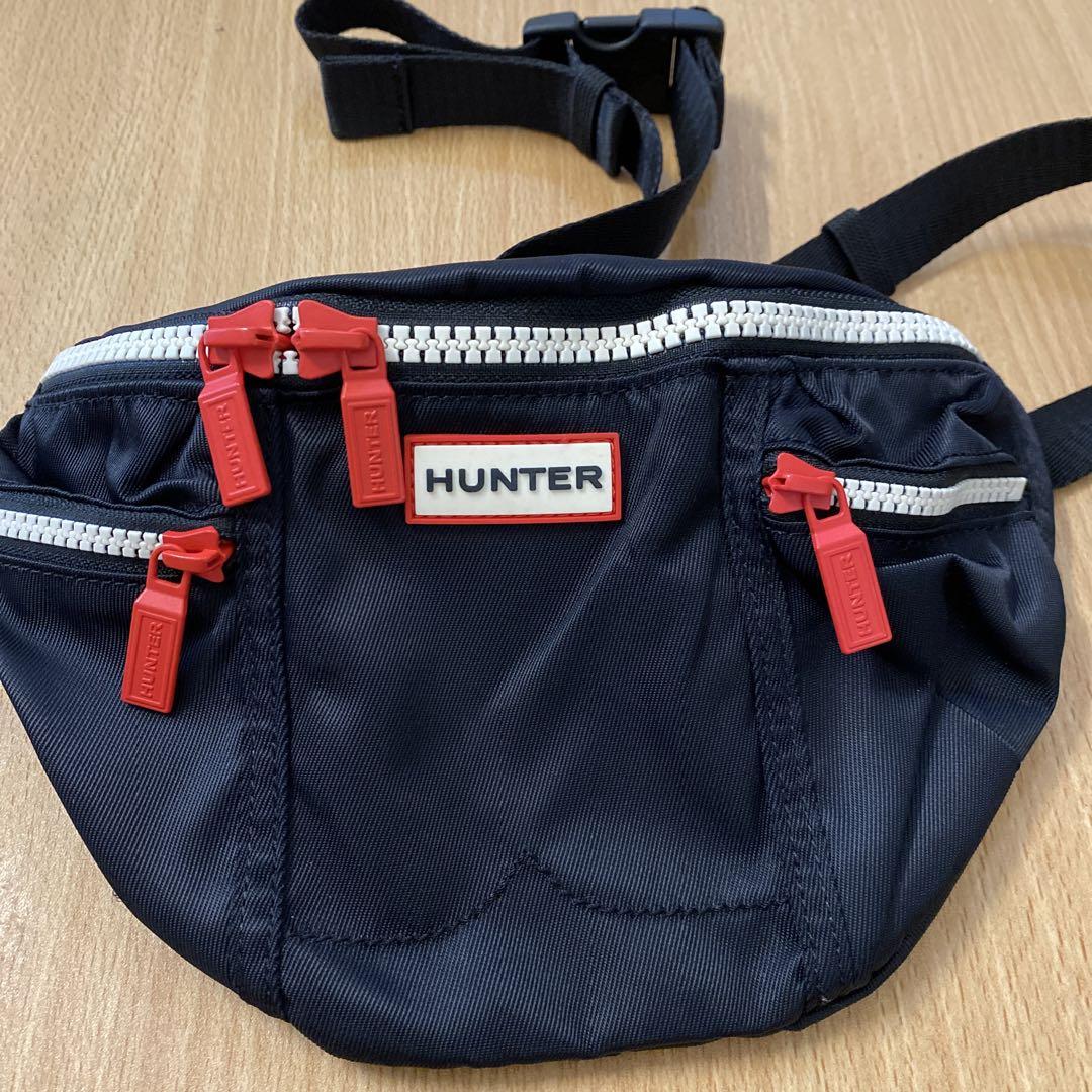 新品入荷 ブラック HUNTER ボディバッグ メルカリ - バッグ